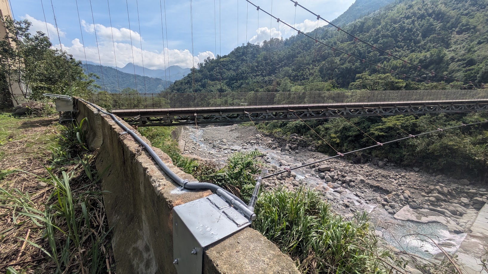 阿里山豐山村土石流影像監測站
